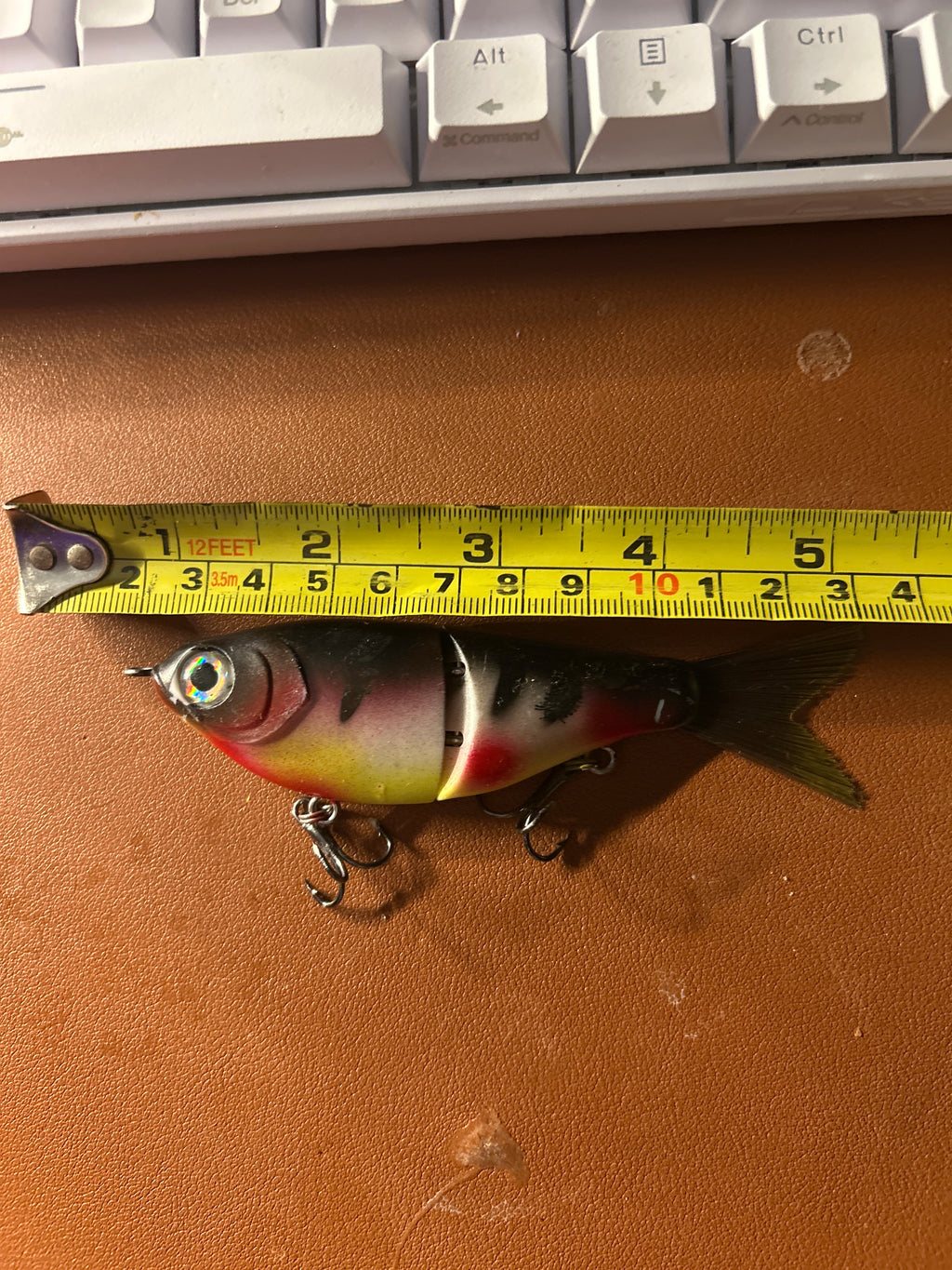 Apex mini glide- wounded yellow perch