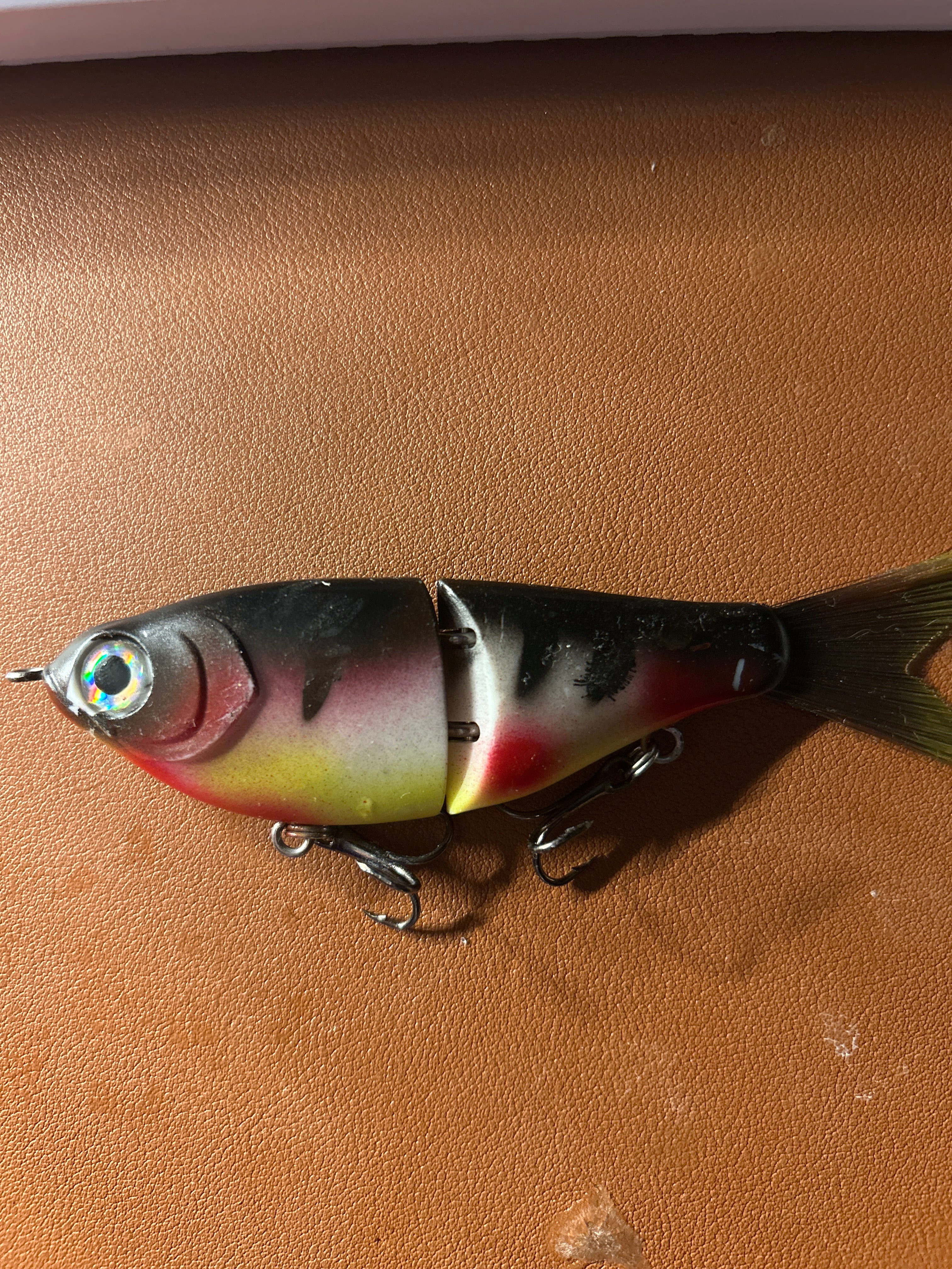 Apex mini glide- wounded yellow perch